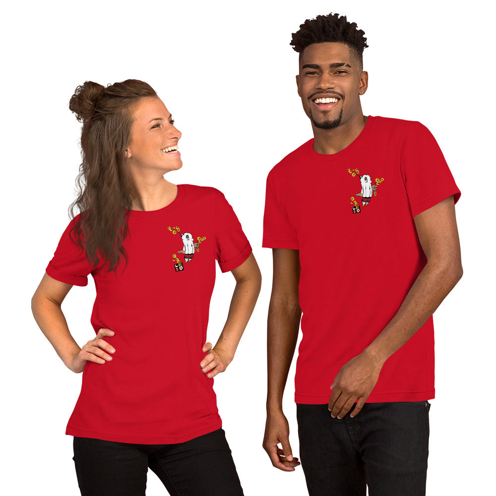 We Are Spirits in the Material World - Lebo Short Sleeve Unisex T-Shirt